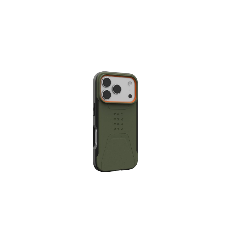 UAG Civilian MagSafe - etui do iPhone 17 Pro kompatybilne z MagSafe (olive/orange)