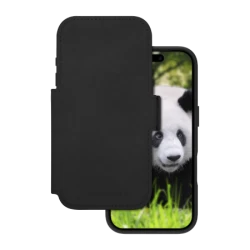 dbramante 1928 Lynge MS - skórzane etui do iPhone 17 Pro kompatybilne z MagSafe (black)