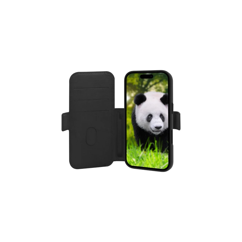 dbramante 1928 Lynge MS - skórzane etui do iPhone 17 Pro kompatybilne z MagSafe (black)