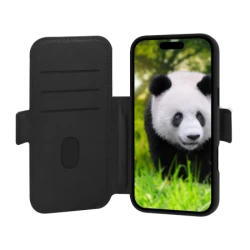 dbramante 1928 Lynge MS - skórzane etui do iPhone 17 Pro Max kompatybilne z MagSafe (black)