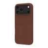 dbramante 1928 Lynge MS - skórzane etui do iPhone 17 Pro Max kompatybilne z MagSafe (dark tan)