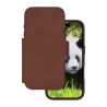dbramante 1928 Lynge MS - skórzane etui ochronne do iPhone 17 Pro kompatybilne z MagSafe (dark tan)