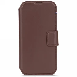 Decoded Leather Detachable Wallet - skórzana obudowa ochronna do iPhone 17 kompatybilna z MagSafe (chocolat brown)