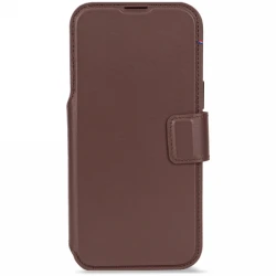 Decoded Leather Detachable Wallet - skórzana obudowa ochronna do iPhone 17 Pro kompatybilna z MagSafe (chocolat brown)