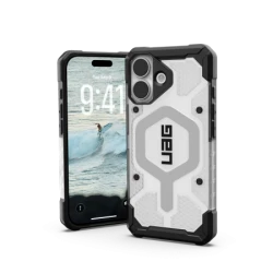 UAG Pathfinder Clear MagSafe - etui do iPhone 17 kompatybilne z MagSafe (ice/silver)