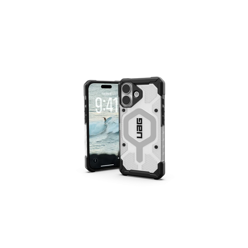 UAG Pathfinder Clear MagSafe - etui do iPhone 17 kompatybilne z MagSafe (ice/silver)
