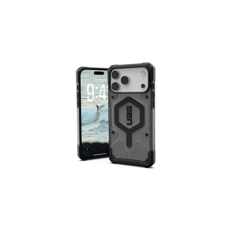 UAG Pathfinder Clear MagSafe - etui do iPhone 17 Pro Max kompatybilne z MagSafe (ash/black)
