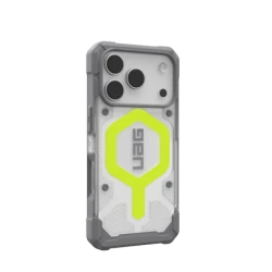 UAG Pathfinder Clear MagSafe - etui do iPhone 17 Pro kompatybilne z MagSafe (active neon)