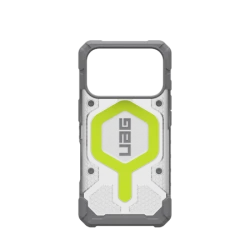 UAG Pathfinder Clear MagSafe - etui do iPhone 17 Pro kompatybilne z MagSafe (active neon)