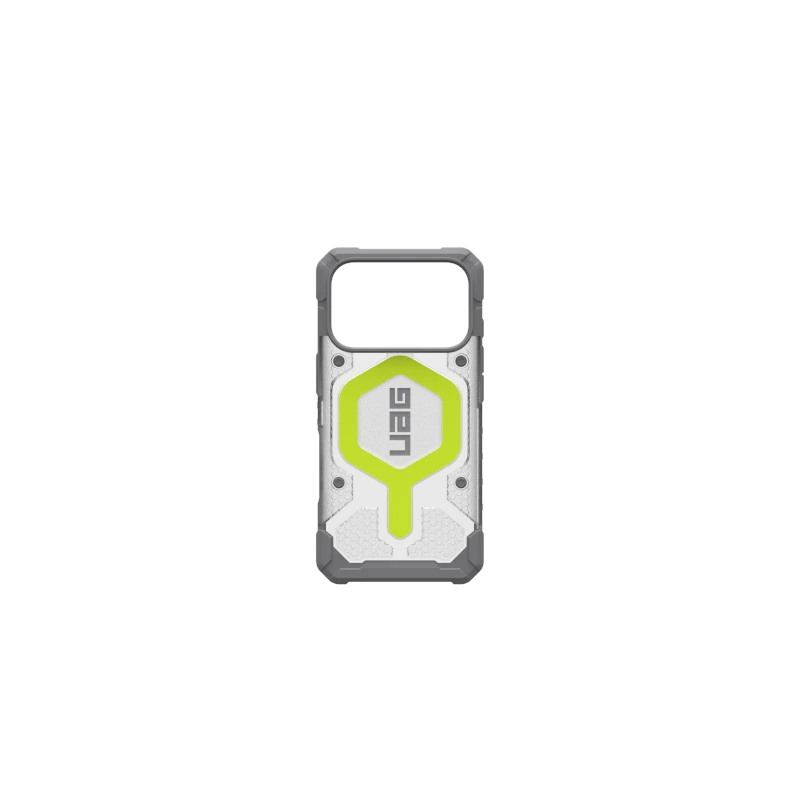 UAG Pathfinder Clear MagSafe - etui do iPhone 17 Pro kompatybilne z MagSafe (active neon)