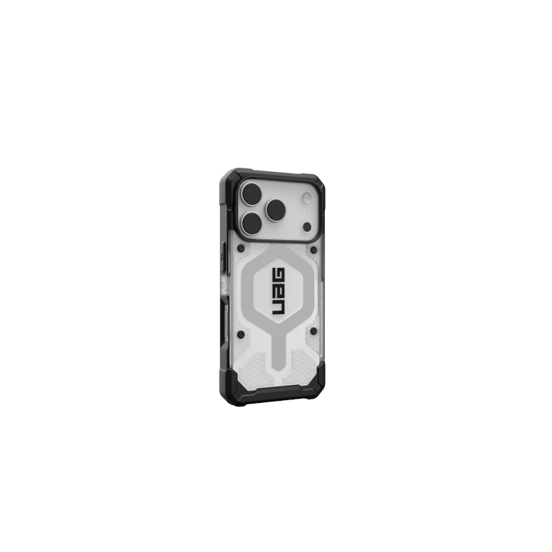 UAG Pathfinder Clear MagSafe - etui do iPhone 17 Pro kompatybilne z MagSafe (ice/silver)