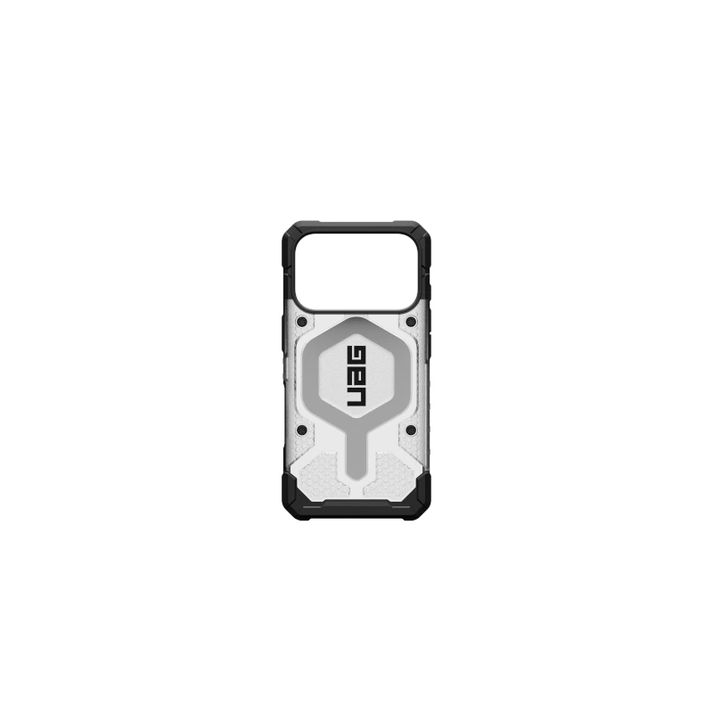 UAG Pathfinder Clear MagSafe - etui do iPhone 17 Pro kompatybilne z MagSafe (ice/silver)