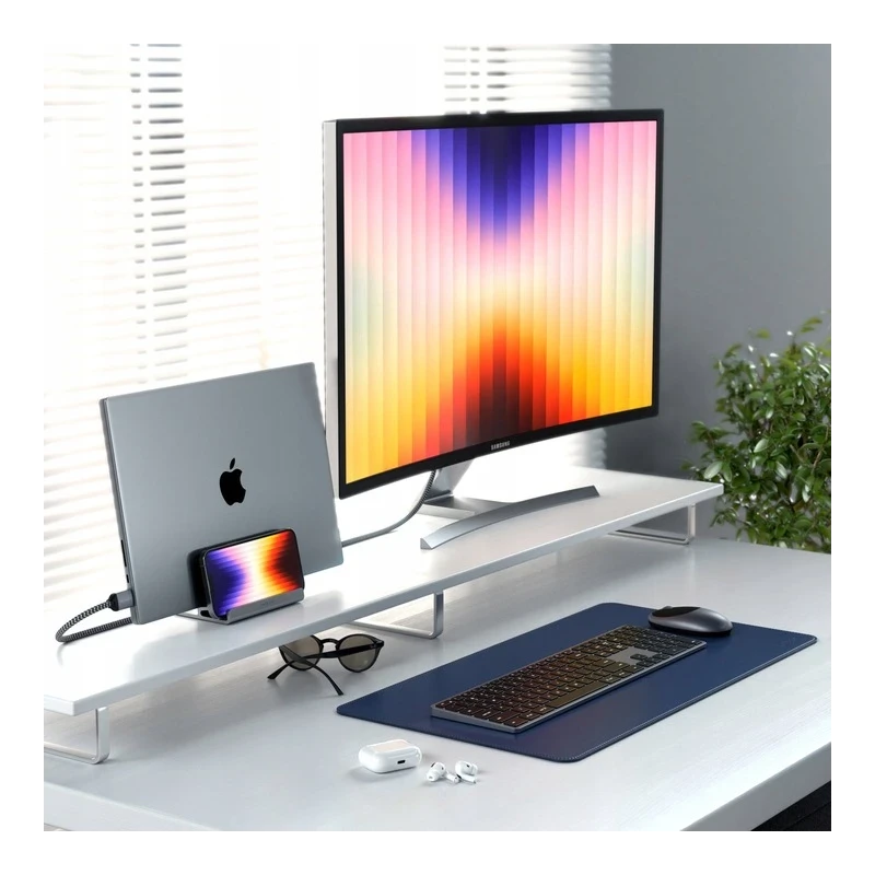 Satechi Dual Vertical Laptop Stand aluminowa podstawka laptopa oraz iPada