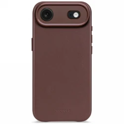 Decoded Leather Backcover - skórzana obudowa ochronna do iPhone 17 Air kompatybilna z MagSafe (chocolate brown)