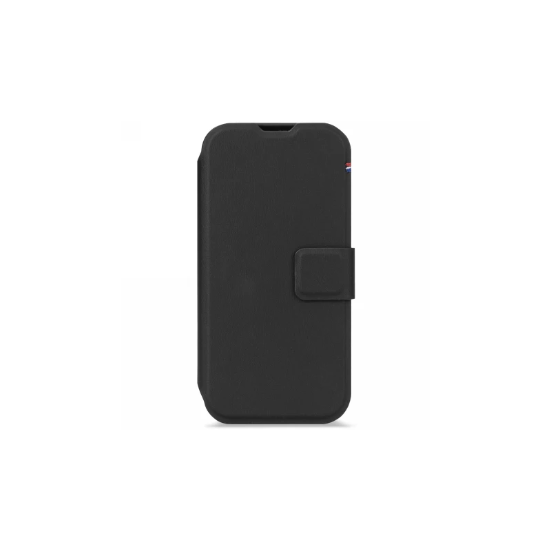 Decoded Textured Silicone Detachable Wallet - obudowa ochronna do iPhone 17 Pro kompatybilna z MagSafe (phantom black)