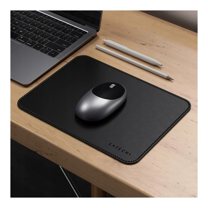 Satechi Premium Mouse Pad - podkładka pod mysz ze skóry wegańskiej czarna
