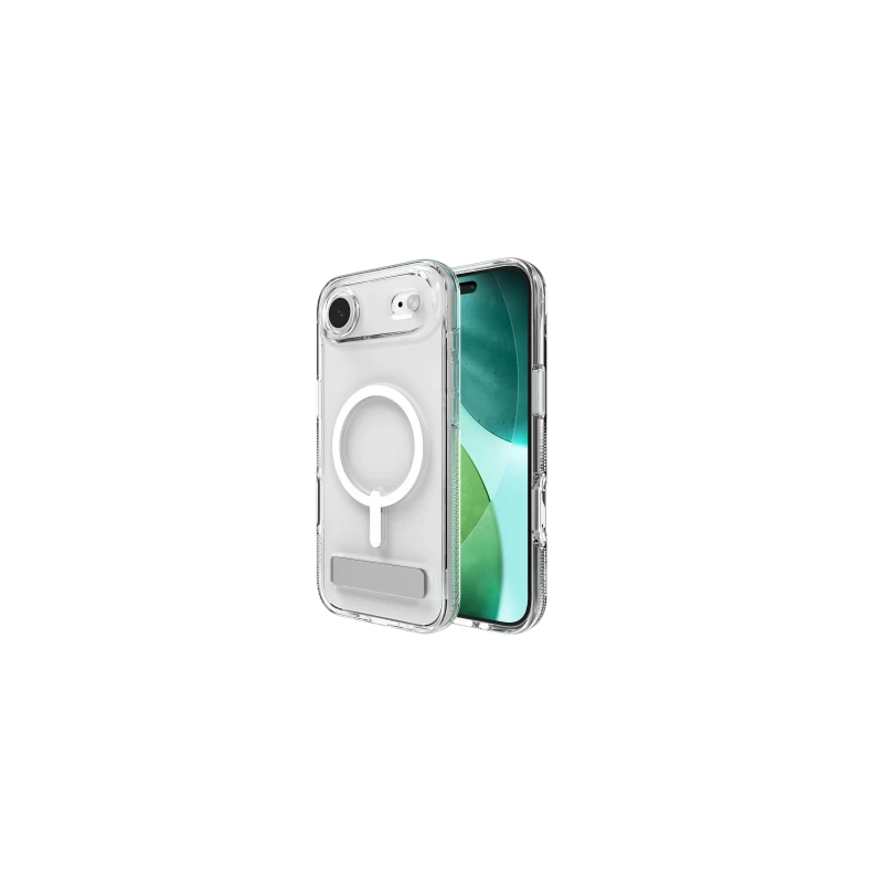 ZAGG Crystal Palace Snap KS - etui z podstawką do iPhone 17 Air kompatybilne z MagSafe (clear)