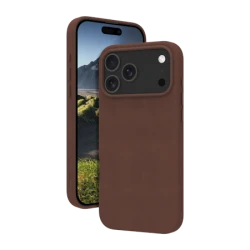 dbramante 1928 Roskilde MS - skórzane etui do iPhone 17 Pro Max kompatybilna z MagSafe (dark tan)