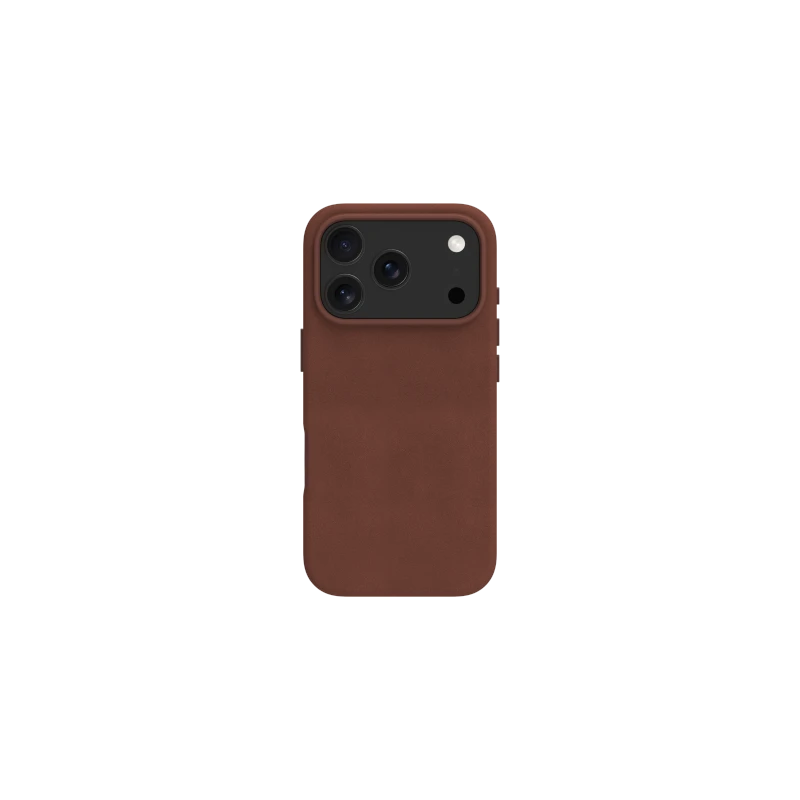 dbramante 1928 Roskilde MS - skórzane etui do iPhone 17 Pro kompatybilna z MagSafe (dark tan)