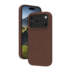 dbramante 1928 Roskilde MS - skórzane etui do iPhone 17 Pro kompatybilna z MagSafe (dark tan)