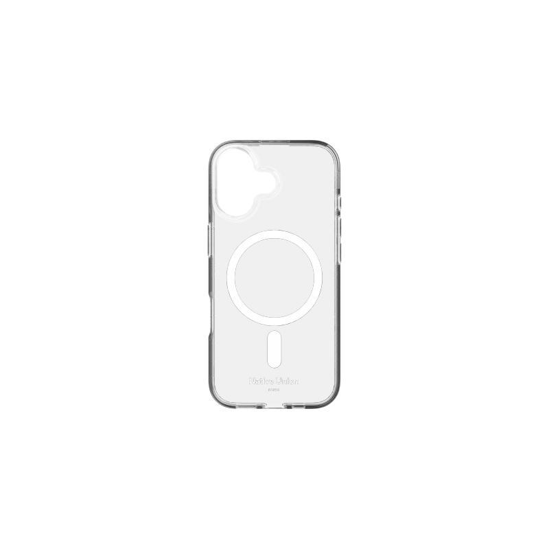 Native Union Case dopasowane przeźroczyste etui iPhone 17 MagSafe plecki (transparent)