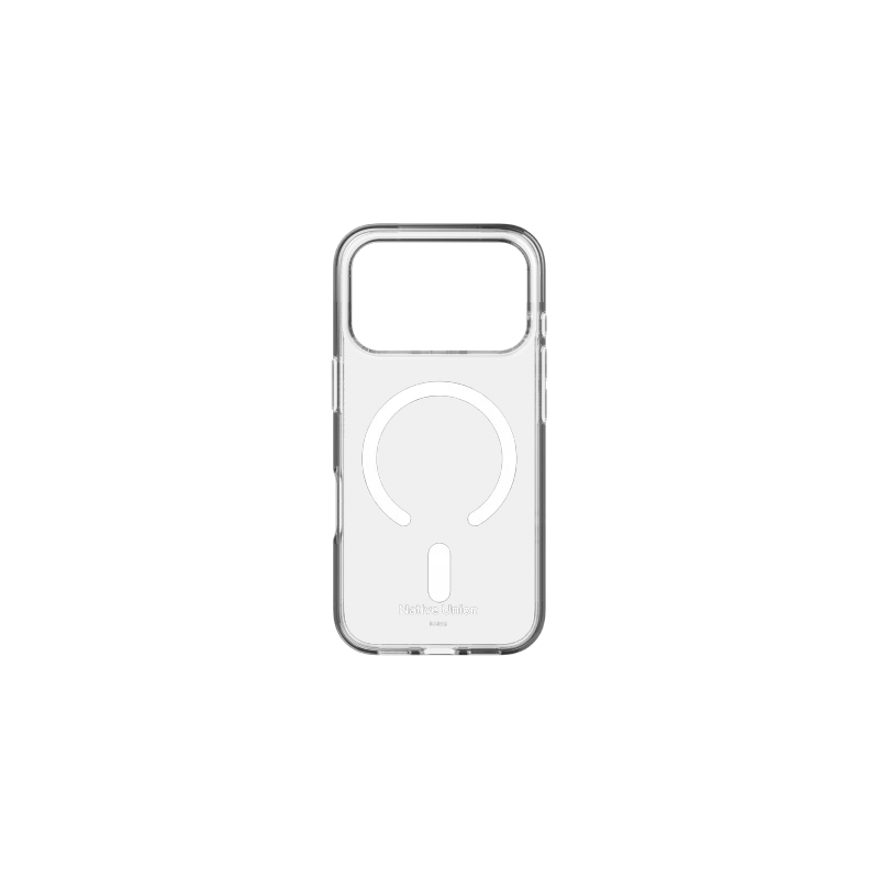 Native Union Case dopasowane przeźroczyste etui iPhone 17Pro MagSafe plecki (transparent)