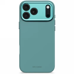 Decoded AntiMicrobial Silicone Backcover - silikonowa obudowa ochronna do iPhone 17 Pro Max kompatybilna z MagSafe (retro blue)