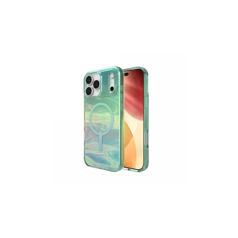ZAGG Milan Snap - etui do iPhone 17 Pro Max kompatybilne z MagSafe (iridescent oil slick)