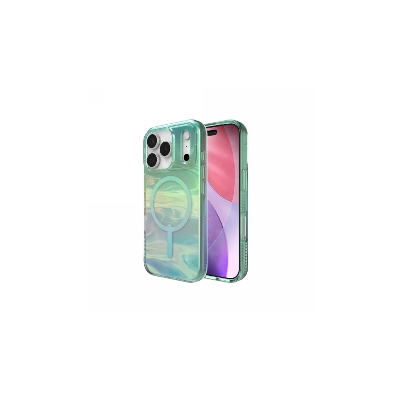 ZAGG Milan Snap - etui do iPhone 17 Pro kompatybilne z MagSafe (iridescent oil slick)
