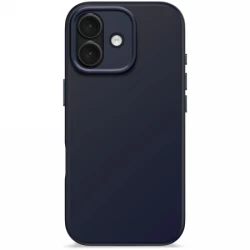 Decoded AntiMicrobial Silicone Backcover - silikonowa obudowa ochronna do iPhone 17 kompatybilna z MagSafe (true navy)