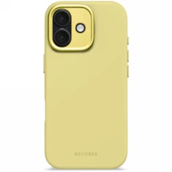Decoded AntiMicrobial Silicone Backcover - silikonowa obudowa ochronna do iPhone 17 kompatybilna z MagSafe (yuma yellow)