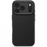 Decoded AntiMicrobial Silicone Backcover - silikonowa obudowa ochronna do iPhone 17 Pro kompatybilna z MagSafe (phantom black)
