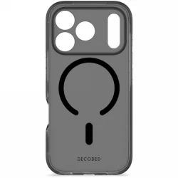 Decoded DropTec Transparent Backcover - obudowa ochronna do iPhone 17 Pro kompatybilna z MagSafe (frosted black)