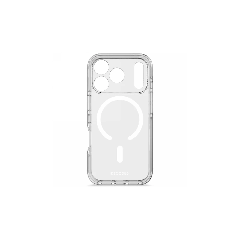 Decoded DropTec Transparent Backcover - obudowa ochronna do iPhone 17 Pro kompatybilna z MagSafe (transparant)
