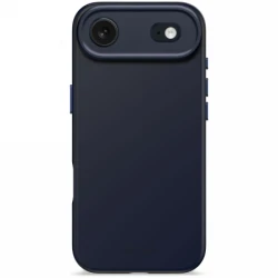 Decoded AntiMicrobial Silicone Backcover - silikonowa obudowa ochronna do iPhone 17 Air kompatybilna z MagSafe (true navy)