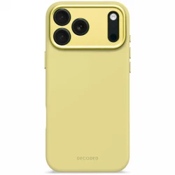 Decoded AntiMicrobial Silicone Backcover - silikonowa obudowa ochronna do iPhone 17 Pro Max kompatybilna z MagSafe (yuma yellow)