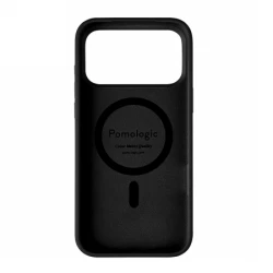 Pomologic CoverCase - silikonowa obudowa ochronna do iPhone 17 Pro Max kompatybilna z MagSafe (black)