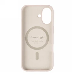 Pomologic CoverCase - silikonowa obudowa ochronna do iPhone 17 kompatybilna z MagSafe (ivory)