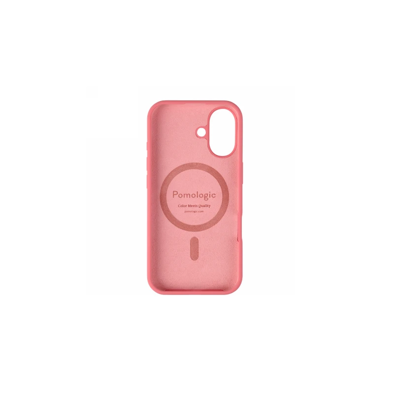 Pomologic CoverCase - silikonowa obudowa ochronna do iPhone 17 kompatybilna z MagSafe (pink)