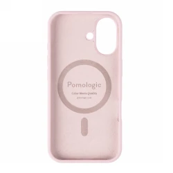 Pomologic CoverCase - silikonowa obudowa ochronna do iPhone 17 kompatybilna z MagSafe (light pink)