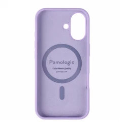Pomologic CoverCase - silikonowa obudowa ochronna do iPhone 17 kompatybilna z MagSafe (light purple)