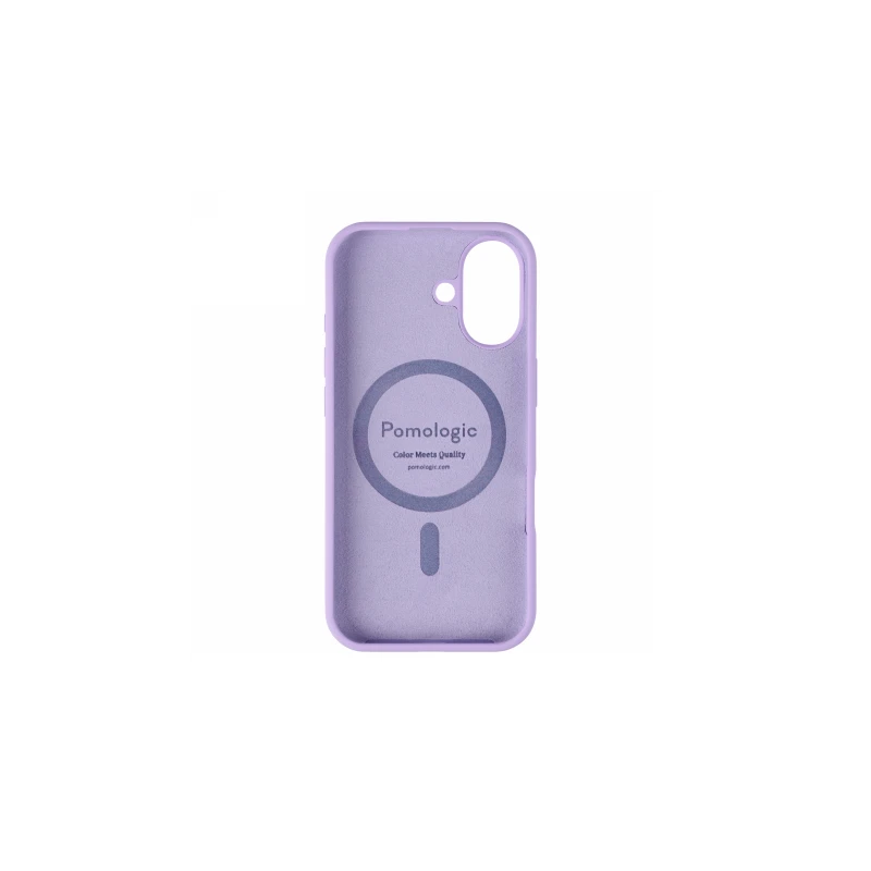 Pomologic CoverCase - silikonowa obudowa ochronna do iPhone 17 kompatybilna z MagSafe (light purple)