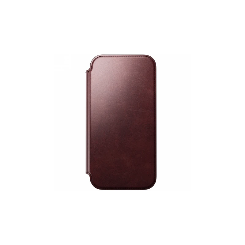 NOMAD pokrowiec case etui z klapką iPhone 17 Pro Max MagSafe skóra Horween (burgundy)