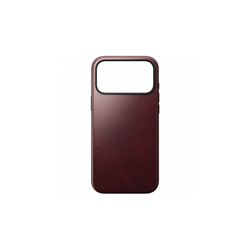 NOMAD pokrowiec case etui skórzane iPhone 17 Pro Max MagSafe skóra Horween (burgundy)