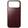 NOMAD Modern Leather Case - skórzane etui do iPhone 17 Pro Max kompatybilne z MagSafe  skóra Horween (burgundy)
