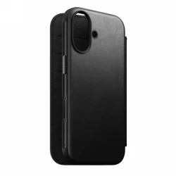 NOMAD Modern Leather Folio - skórzane etui do iPhone 17 kompatybilne z MagSafe (black)
