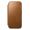 NOMAD Modern Leather Folio - skórzane etui do iPhone 17 Pro kompatybilne z MagSafe (english tan-c)
