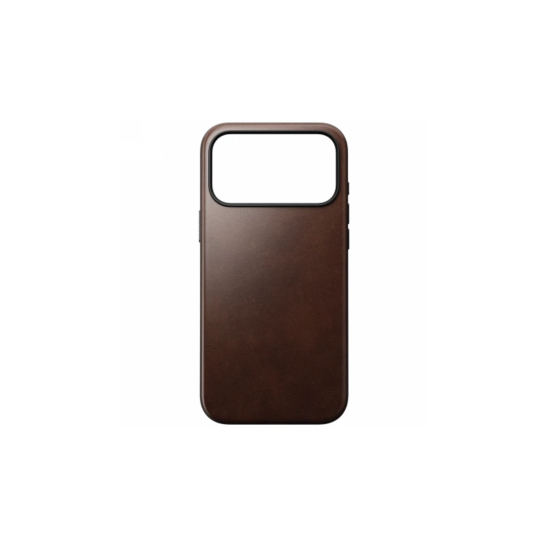 NOMAD pokrowiec case etui skórzane iPhone 17 Pro Max MagSafe skóra Horween (rustic brown)