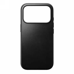 NOMAD Modern Leather Case - skórzane etui do iPhone 17 Pro kompatybilne z MagSafe  skóra Horween (black)
