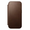 NOMAD Modern Leather Folio - skórzane etui do iPhone 17 Pro kompatybilne z MagSafe (brown)